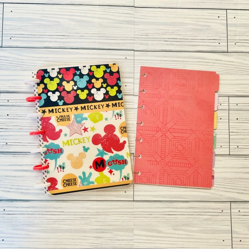 Happy planner mini size monthly and weekly layout disney Mickey Mouse